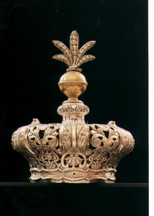 corona da statua - manifattura napoletana (sec. XIX)