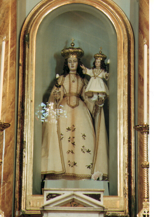 Madonna del Rosario (statua) - ambito Italia meridionale (sec. XIX)