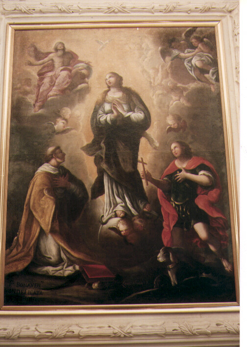 Madonna Immacolata San Vito e San Modesto (dipinto) di Alvese Luca (ultimo quarto sec. XVIII)