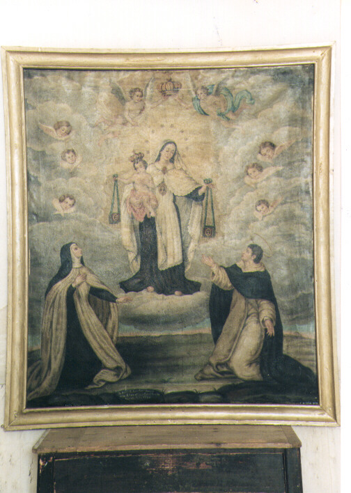 Madonna del Carmelo San Simone Stock Santa Caterina da Siena (dipinto) - ambito barese (sec. XIX)