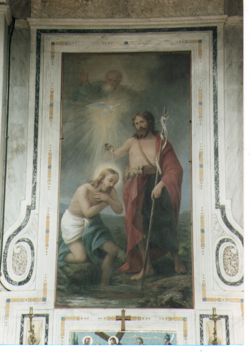 battesimo di Cristo (dipinto) di Scognamiglio Carlo (sec. XIX)