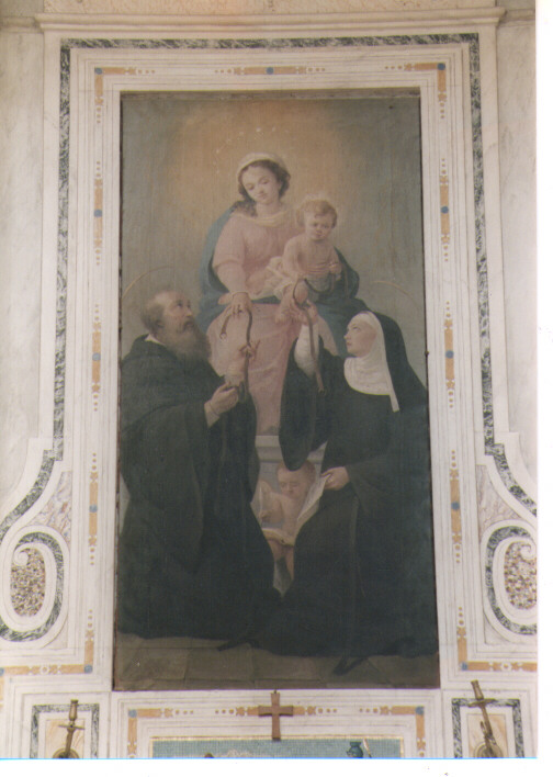 Madonna della Cintola (dipinto) di Scognamiglio Carlo (seconda metà sec. XIX)