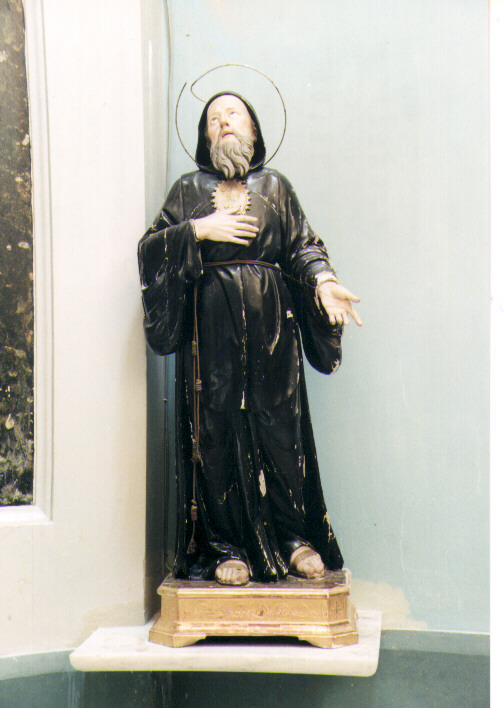 San Francesco di Paola (statua) - manifattura Italia meridionale (secc. XVIII/ XIX)