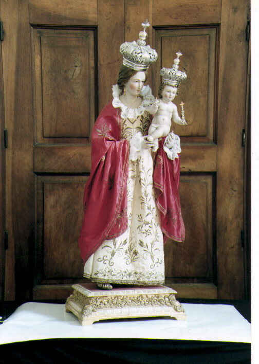 Madonna con Bambino (statua) - ambito Italia meridionale (sec. XIX)