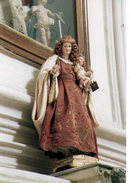 Madonna del Carmelo (statua) - ambito Italia meridionale (seconda metà sec. XIX)