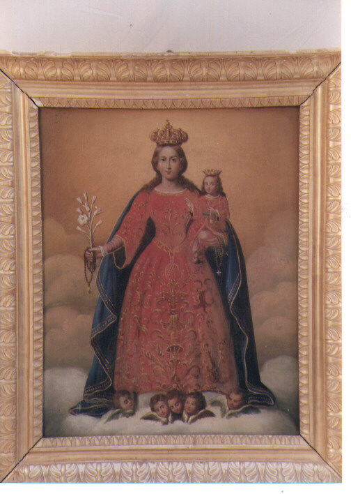 Madonna del Rosario (dipinto) - ambito Italia meridionale (prima metà sec. XIX)