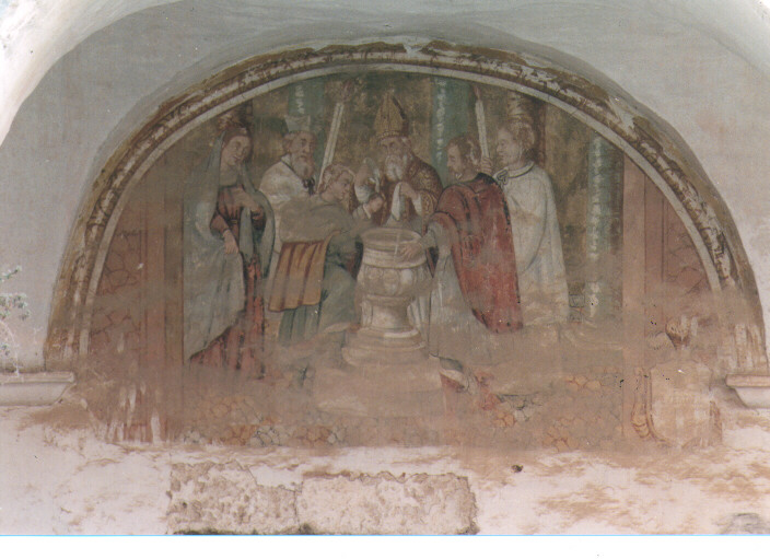 Battesimo di San Francesco (dipinto) - ambito Italia meridionale (prima metà sec. XVIII)