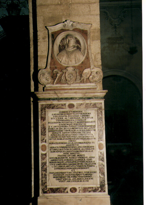 monumento funebre - ambito Italia meridionale (sec. XVIII)