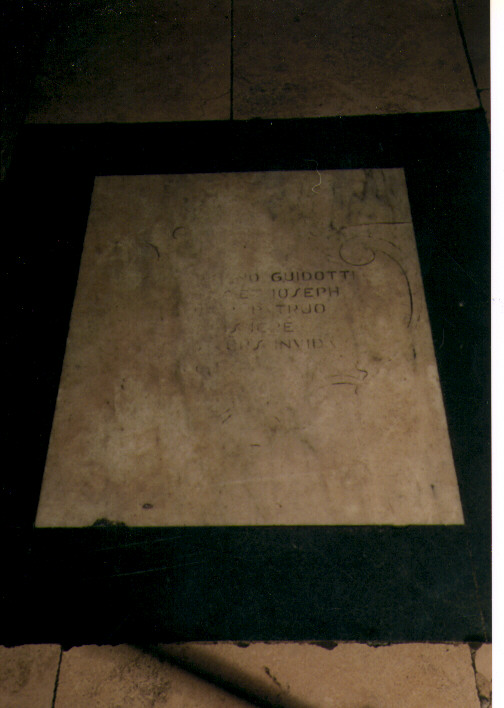 lapide tombale - ambito Italia meridionale (seconda metà sec. XVIII)