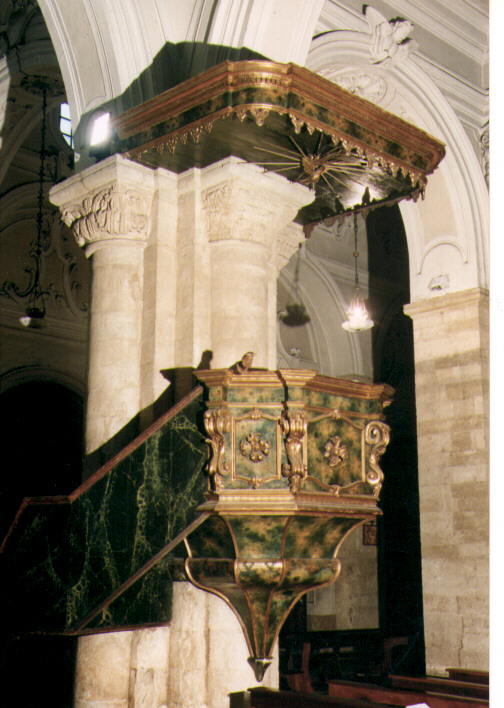 pulpito - manifattura veneziana (fine sec. XVII)