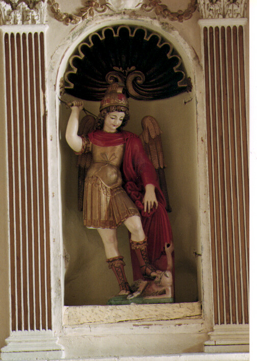 San Michele Arcangelo (statua) - manifattura pugliese (seconda metà sec. XVII)