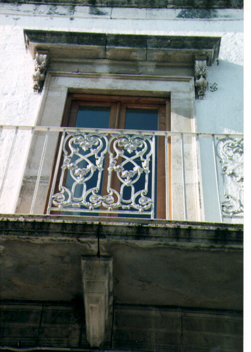mostra di finestra, serie - manifattura Italia meridionale (ultimo quarto sec. XIX)