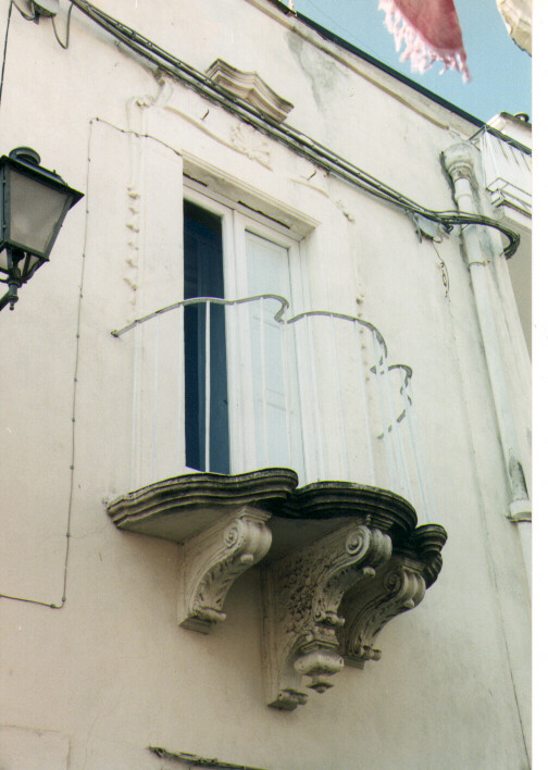balcone - manifattura Italia meridionale (sec. XVIII)