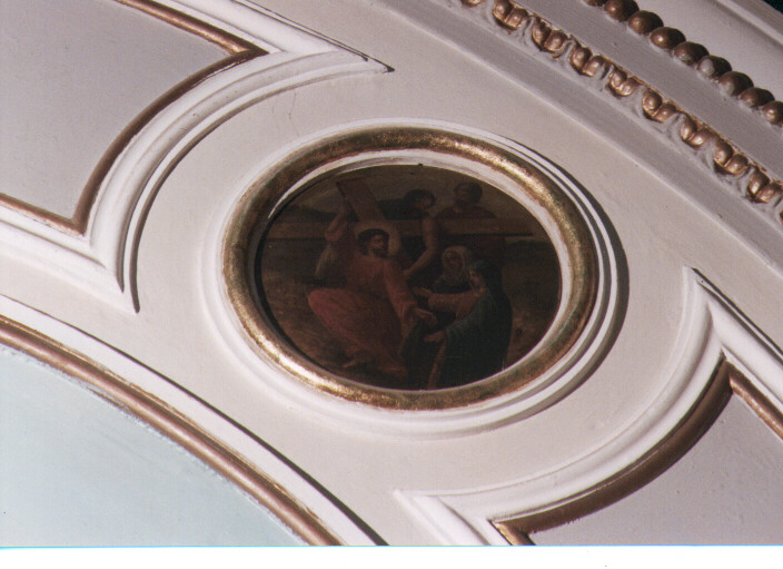 Cristo caricato della croce (formella) - ambito Italia meridionale (fine sec. XIX)