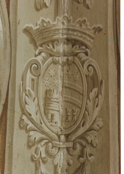 stemma gentilizio (dipinto) di Gliri Nicola (bottega) (sec. XVII)