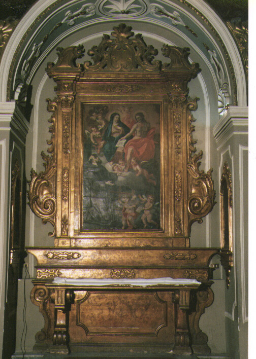 altare, serie - ambito francescano (prima metà sec. XVIII)