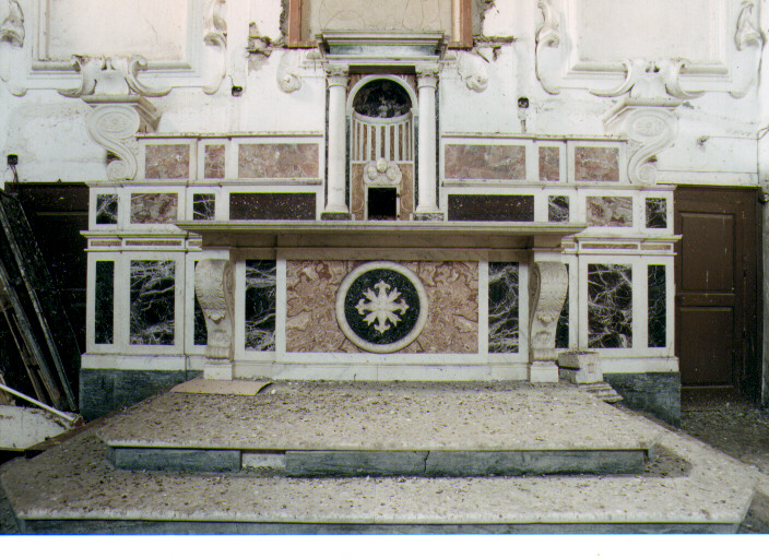 altare maggiore - ambito Italia meridionale (seconda metà sec. XIX)