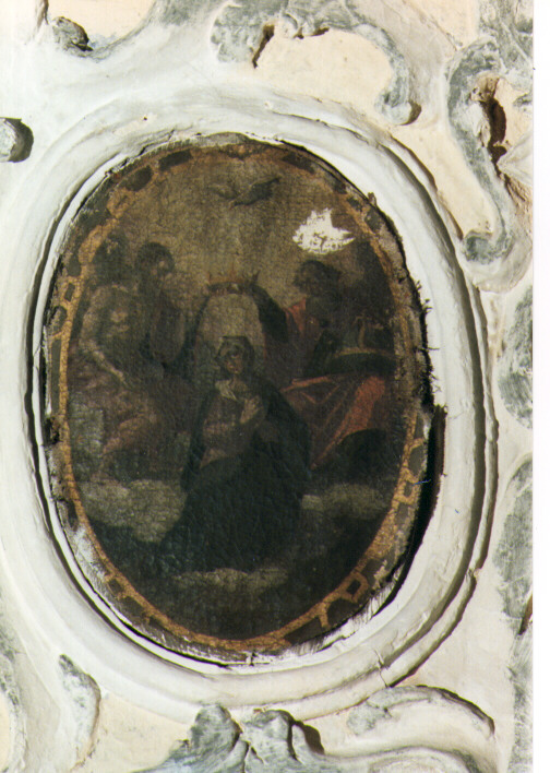 incoronazione di Maria Vergine (dipinto) di Catalano Giovan Domenico (bottega) (sec. XVII)