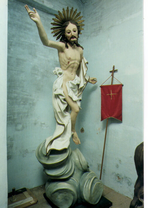 Cristo risorto (statua) - bottega salentina (primo quarto sec. XX)