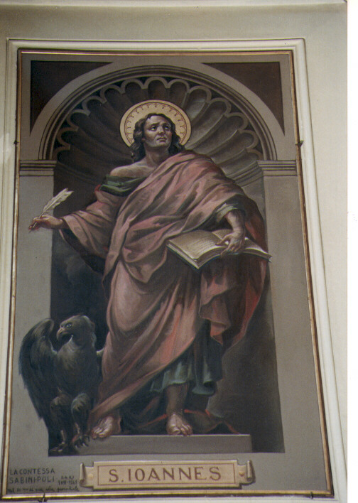 San Giovanni Evangelista (dipinto) di Colonna Umberto (sec. XX)