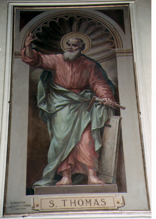 San Tommaso (dipinto) di Colonna Umberto (sec. XX)