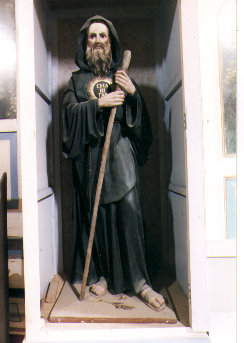 San Francesco di Paola (statua) di Caretta Raffaele (primo quarto sec. XX)