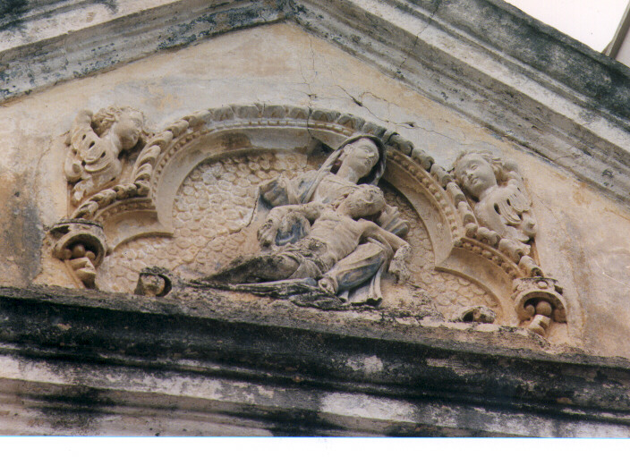Pietà (rilievo) - ambito salentino (sec. XVII)