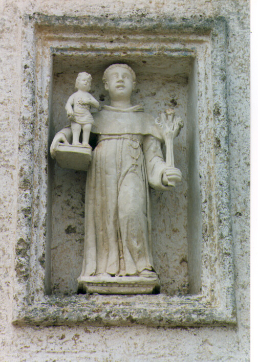 Sant'Antonio da Padova (statua) - ambito salentino (ultimo quarto sec. XVIII)
