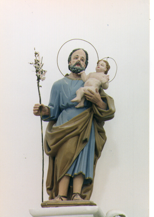 San Giuseppe e Gesù Bambino (statua) - ambito salentino (ultimo quarto sec. XVIII)