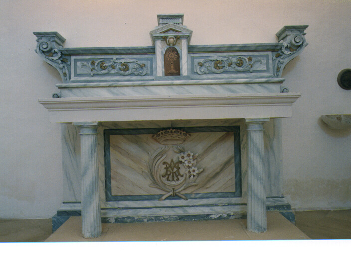 altare - ambito salentino (ultimo quarto sec. XIX)