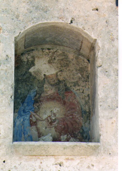 Sacro Cuore di Gesù (dipinto) - ambito salentino (sec. XIX)