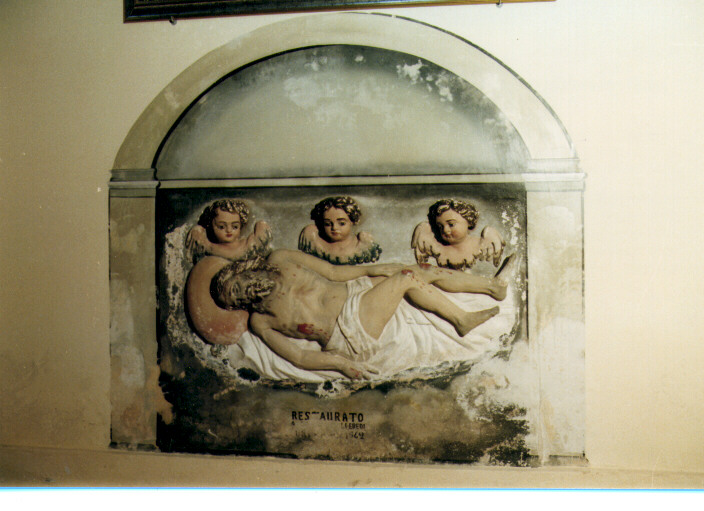 Cristo morto (rilievo) - ambito pugliese (sec. XVII)