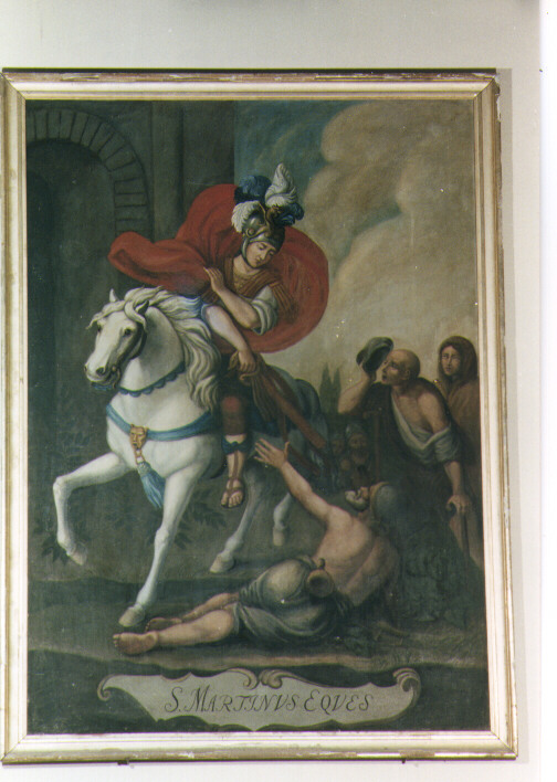 San Martino (dipinto) - ambito salentino (prima metà sec. XIX)