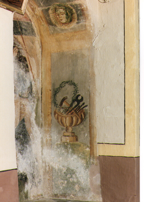 simboli della passione (dipinto) - ambito Italia meridionale (primo quarto sec. XVII)