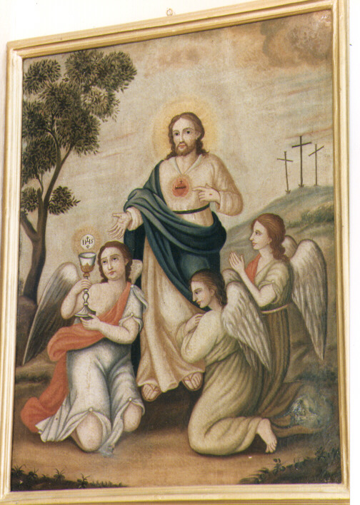 resurrezione di Cristo (dipinto) - ambito salentino (ultimo quarto sec. XIX)