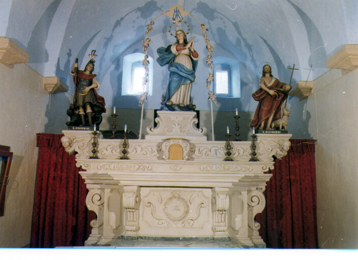 altare maggiore - ambito salentino (ultimo quarto sec. XVIII)