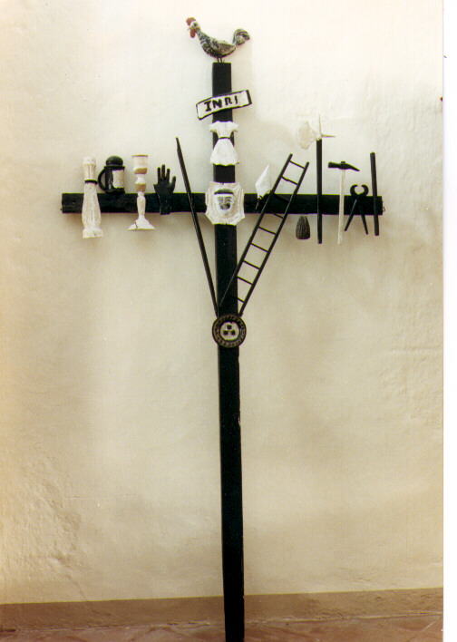 croce penitenziale - ambito salentino (seconda metà sec. XIX)