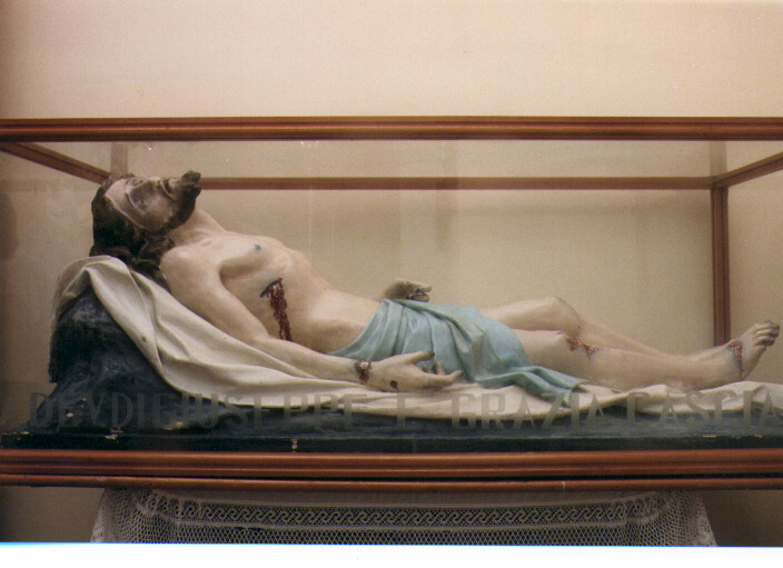 Cristo morto (statua) - ambito salentino (fine/inizio secc. XIX/ XX)