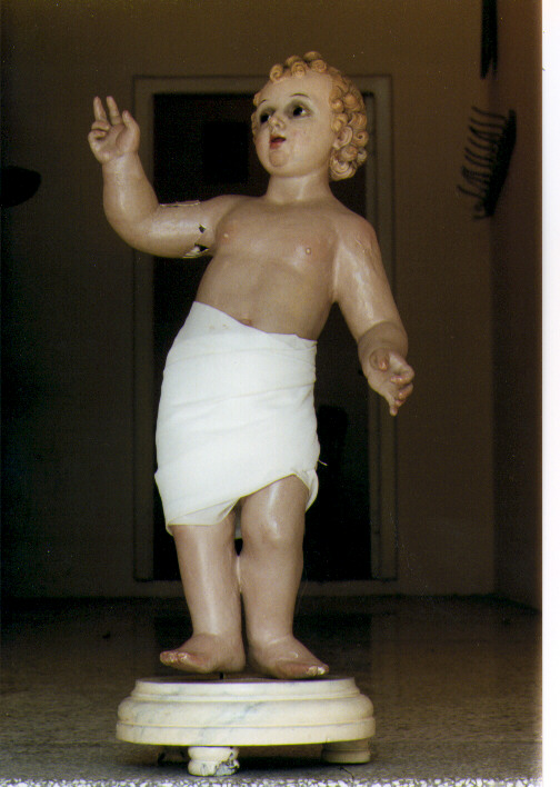 Gesù Bambino (statua) - ambito salentino (seconda metà sec. XIX)