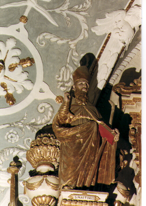 San Martino (statua) - ambito salentino (sec. XVII)