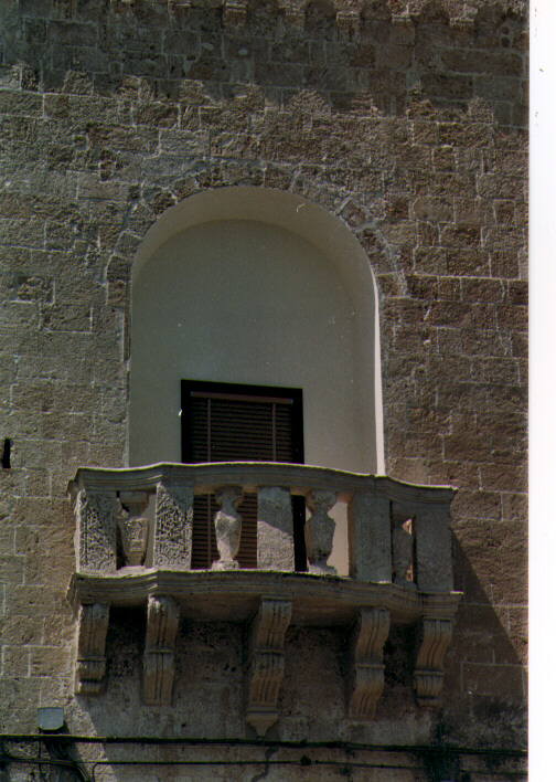 balcone - ambito salentino (ultimo quarto sec. XVIII)