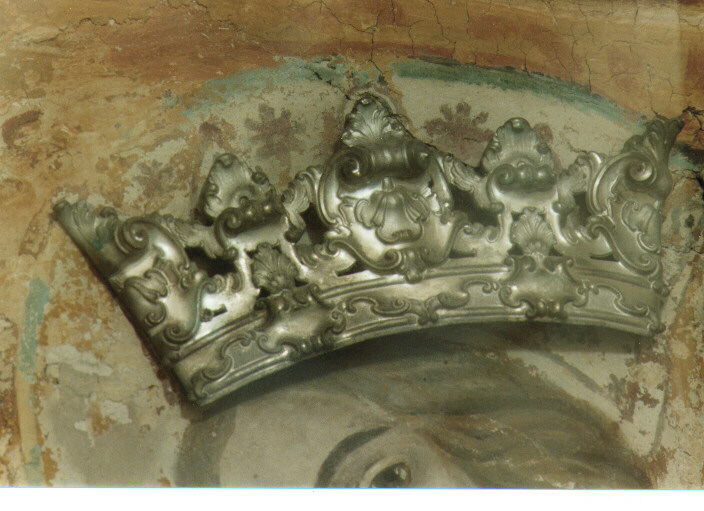 corona di immagine sacra - ambito salentino (seconda metà sec. XVIII)