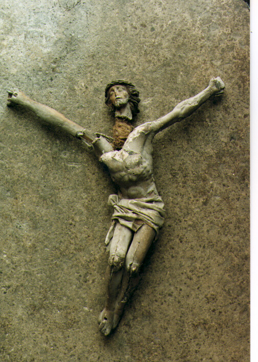 Cristo crocifisso (scultura, elemento d'insieme) - ambito salentino (sec. XIX)