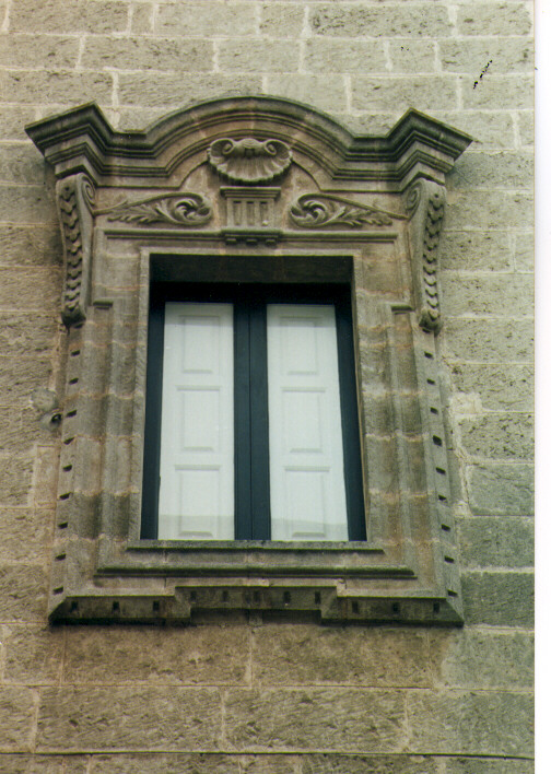mostra di finestra, serie - ambito salentino (sec. XVIII)