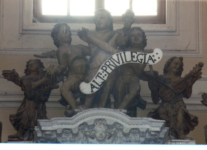angeli musicanti (gruppo scultoreo) - ambito salentino (sec. XVII)