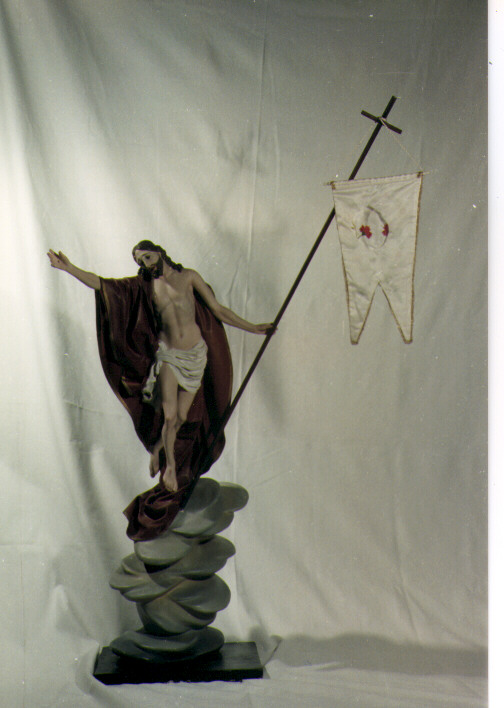 Cristo risorto (statua) - ambito salentino (fine/inizio secc. XIX/ XX)