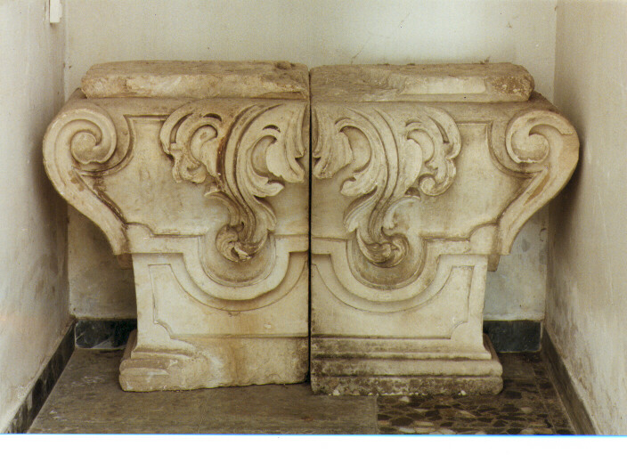 altare, frammento - ambito salentino (fine/inizio secc. XVIII/ XIX)