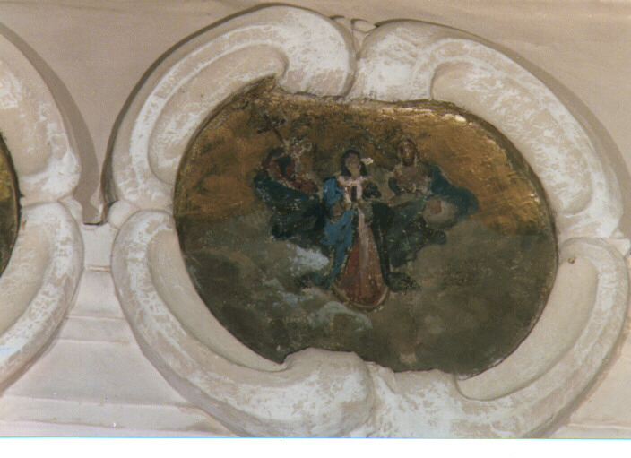 incoronazione di Maria Vergine (formella) - ambito salentino (metà sec. XVIII)