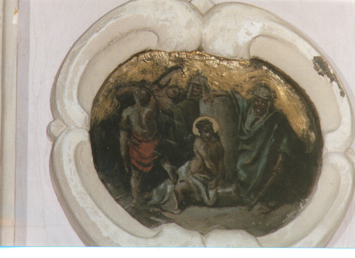 flagellazione di Cristo (formella) - ambito salentino (metà sec. XVIII)