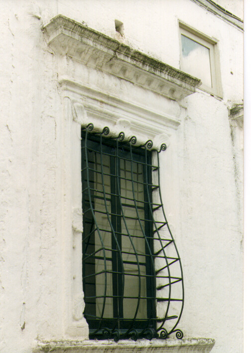 mostra di finestra, serie - ambito salentino (sec. XVIII)